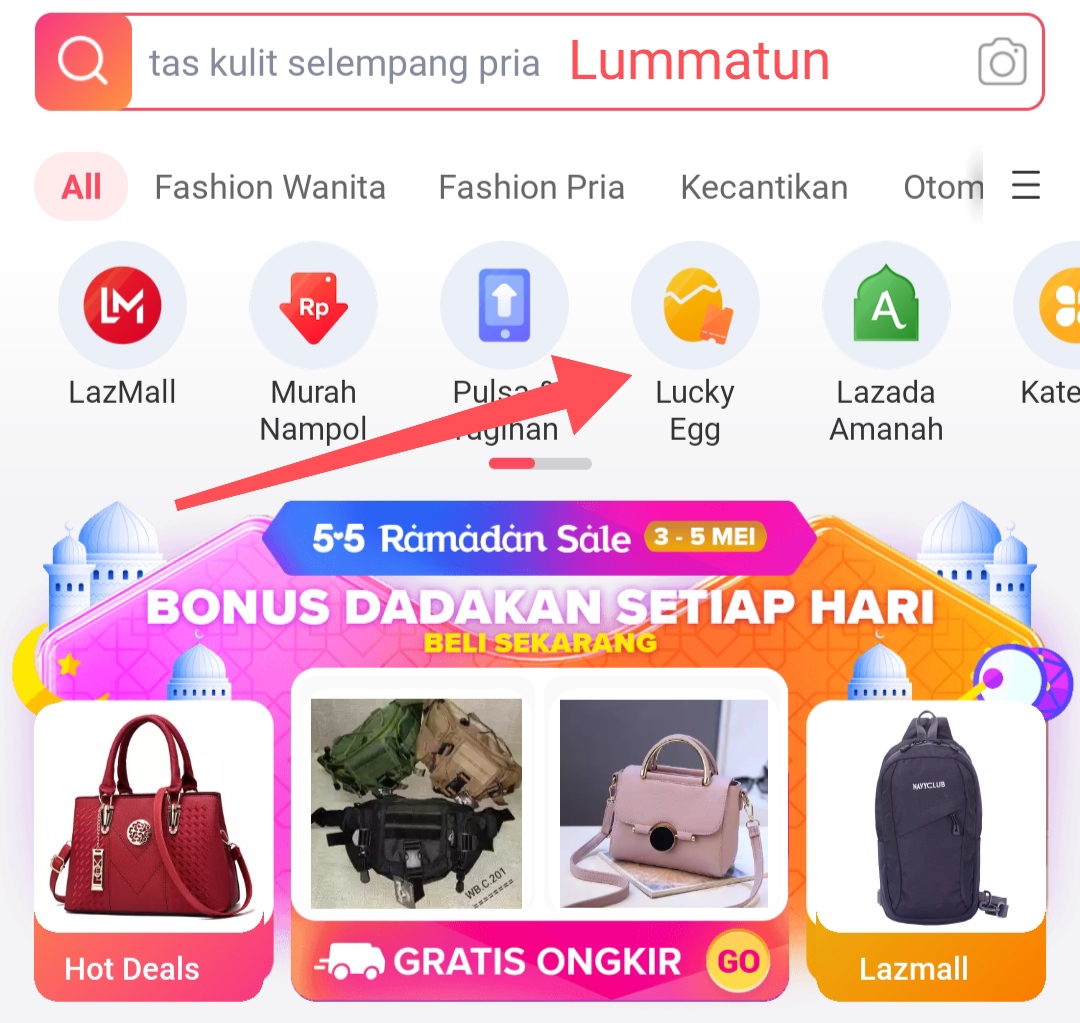 Mendapatkan gratis ongkir lazada