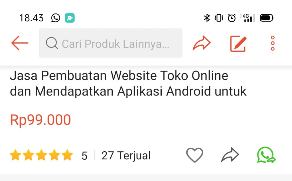 Membuat harga produk di Shopee