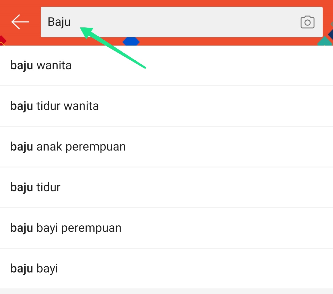 Kata kunci produk