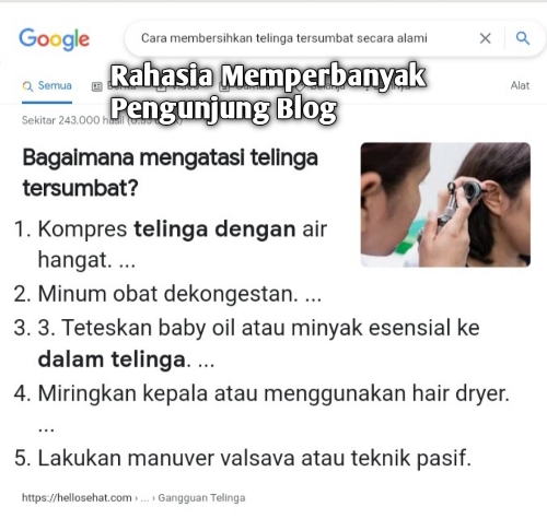 rahasia memperbanyak pengunjung blog yang menghasilkan uang