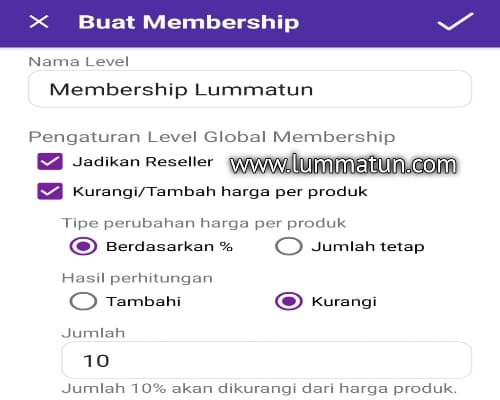 Fitur membership