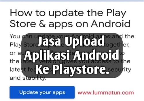 Jasa Upload Aplikasi ke Playstore