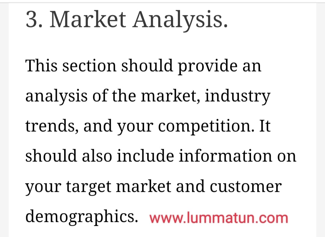 Market Analysis