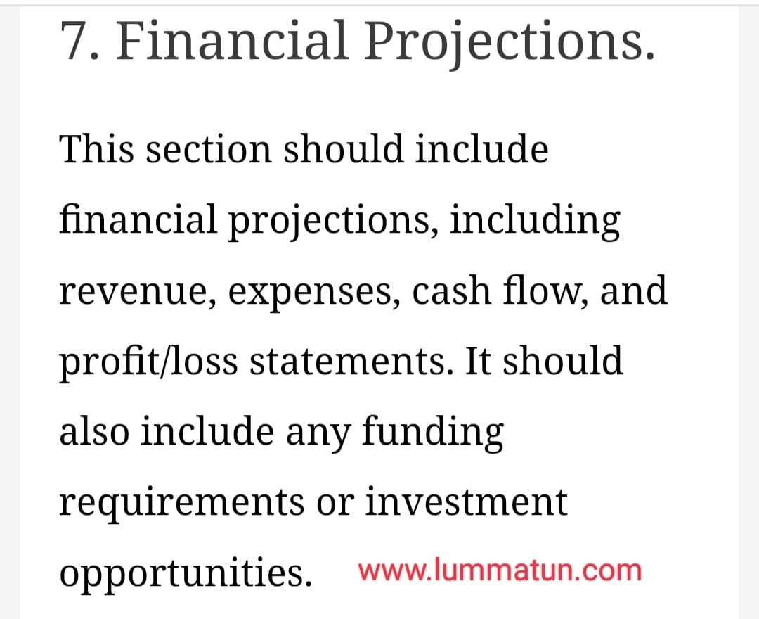 Financial Projections