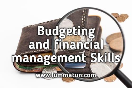 Budgeting and financial management Skills