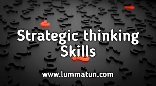 Strategic thinking Skills