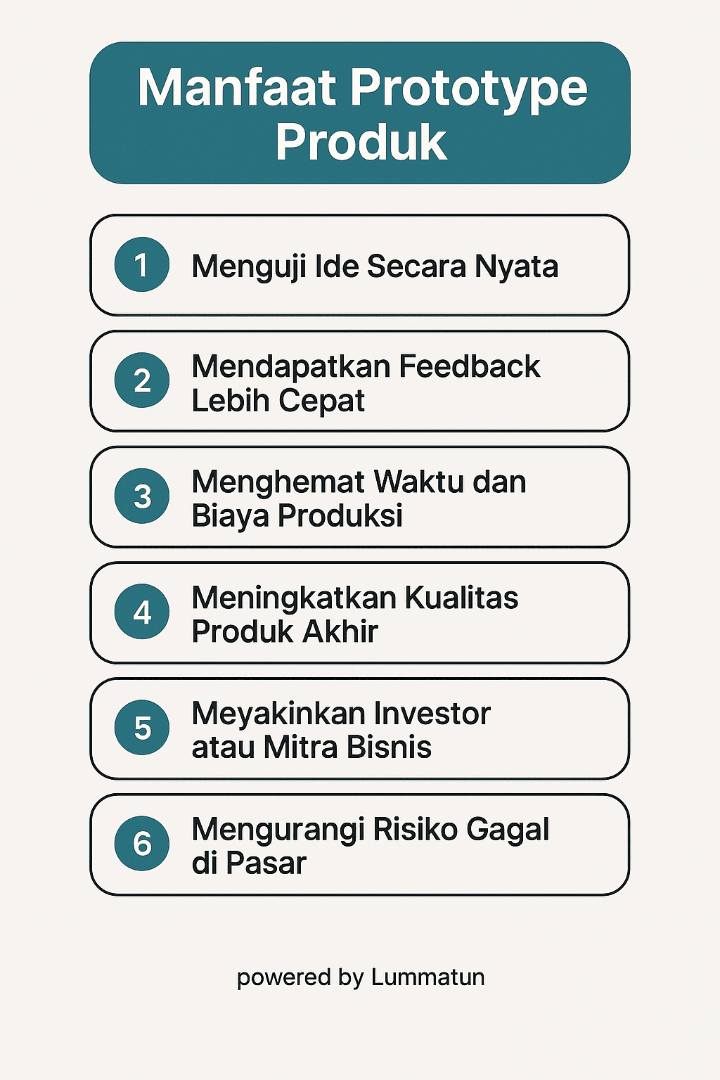 Manfaat Prototype Produk