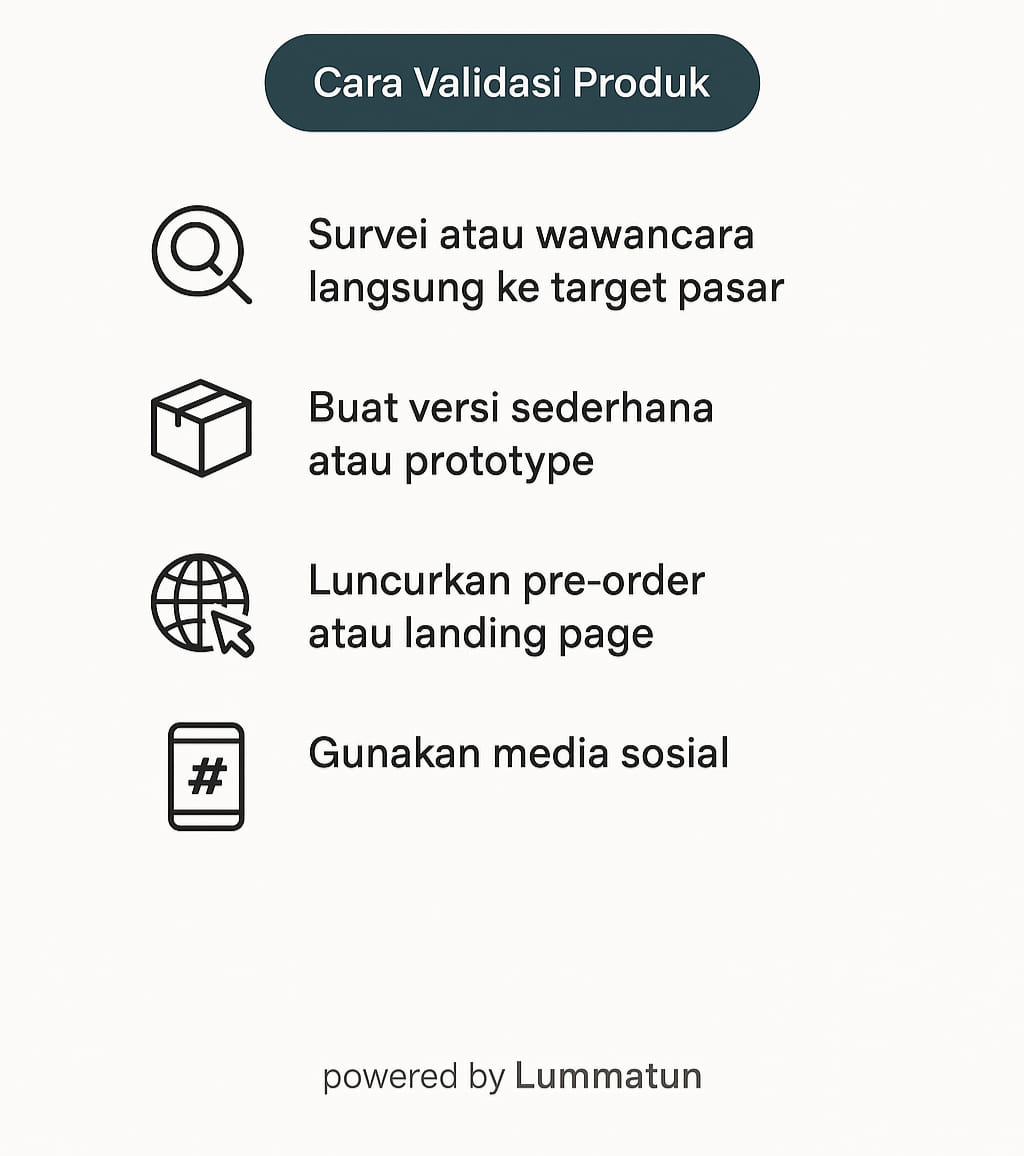 Validasi Produk
