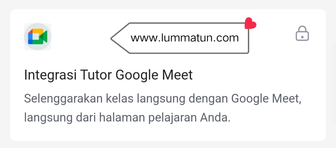 Fitur Google Meet