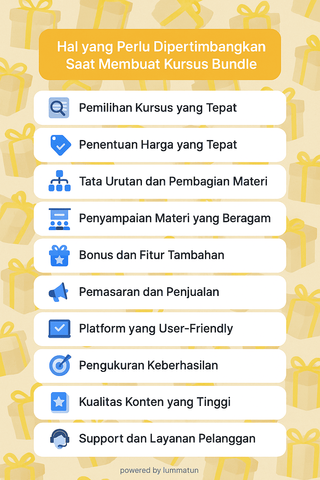 Membuat kursus bundle