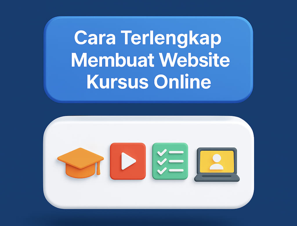 Cara Terlengkap Membuat Website Kursus Online Sendiri