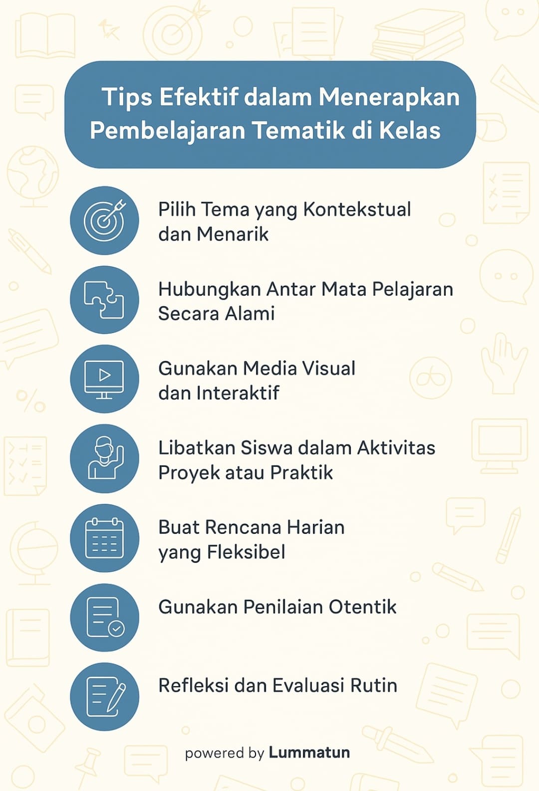 Pembelajaran tematik