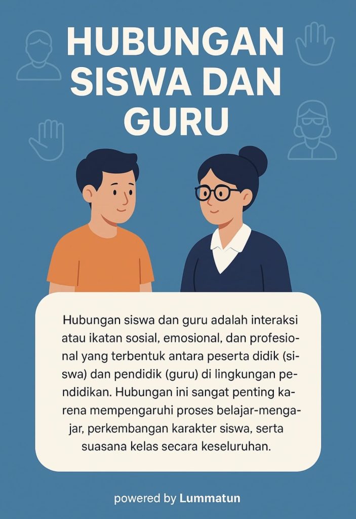 Hubungan antara guru dan siswa