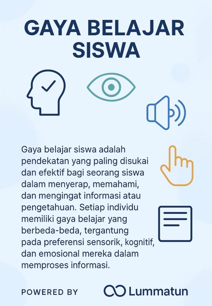 Gaya belajar siswa