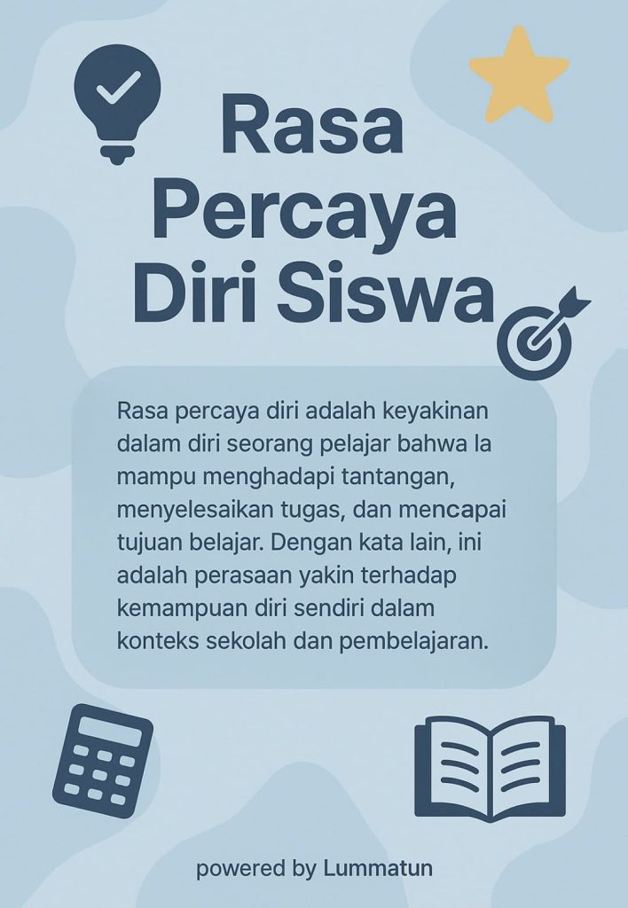 Percaya diri Siswa