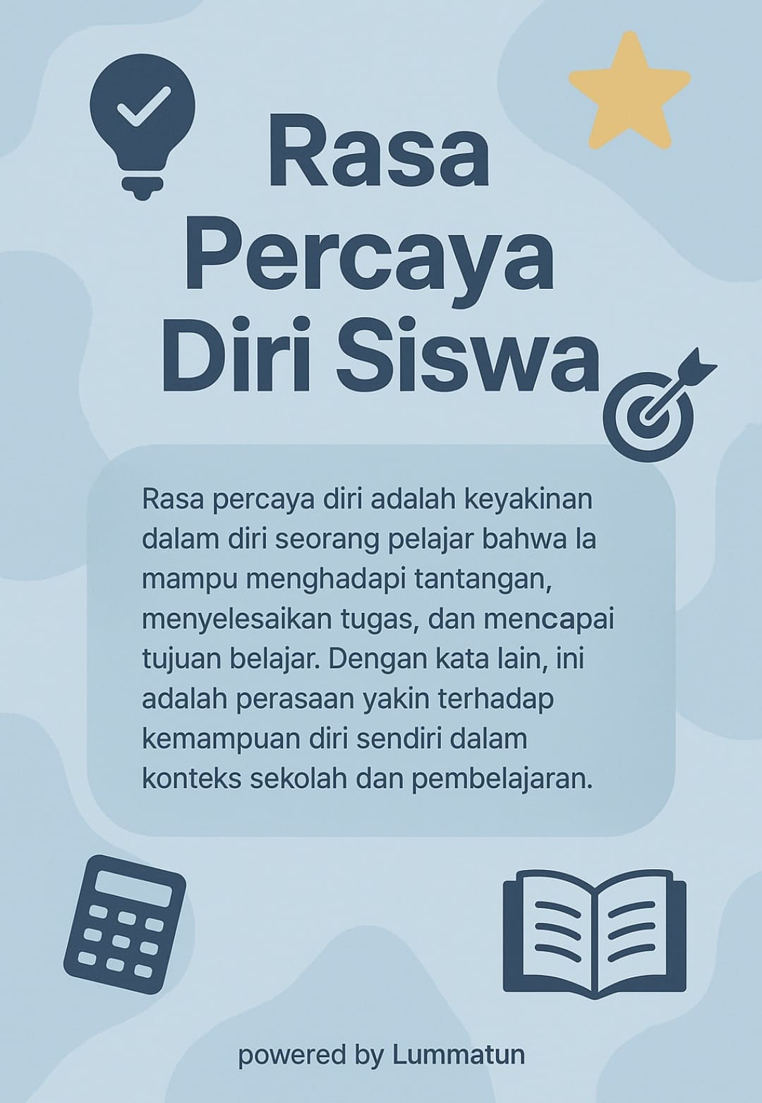 Percaya diri Siswa