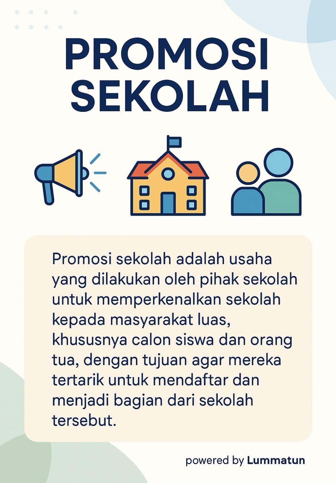 Promosi Sekolah