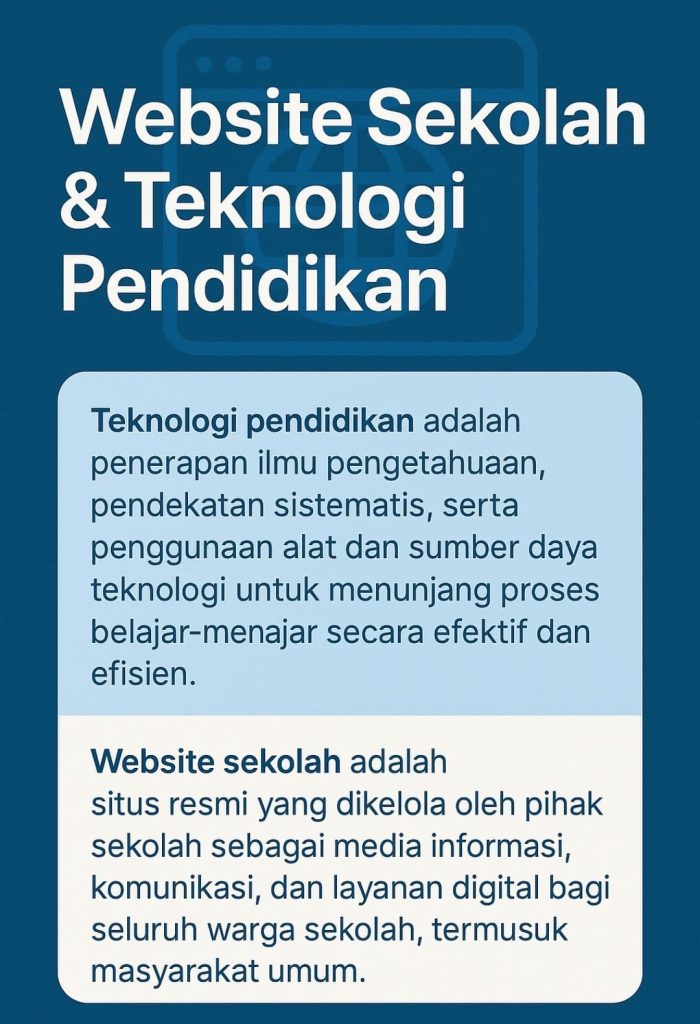 Website & Teknologi Pendidikan