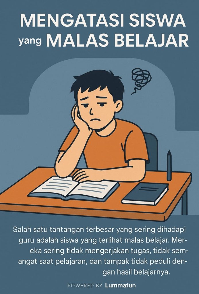 Siswa malas belajar