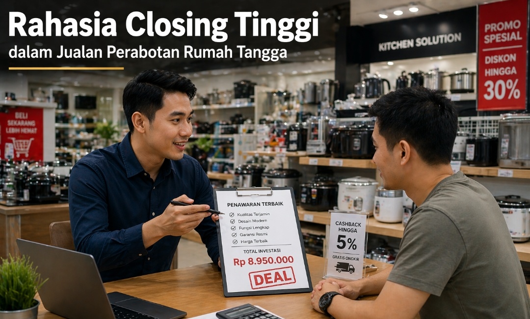 Rahasia Closing Tinggi dalam Jualan Perabotan Rumah Tangga