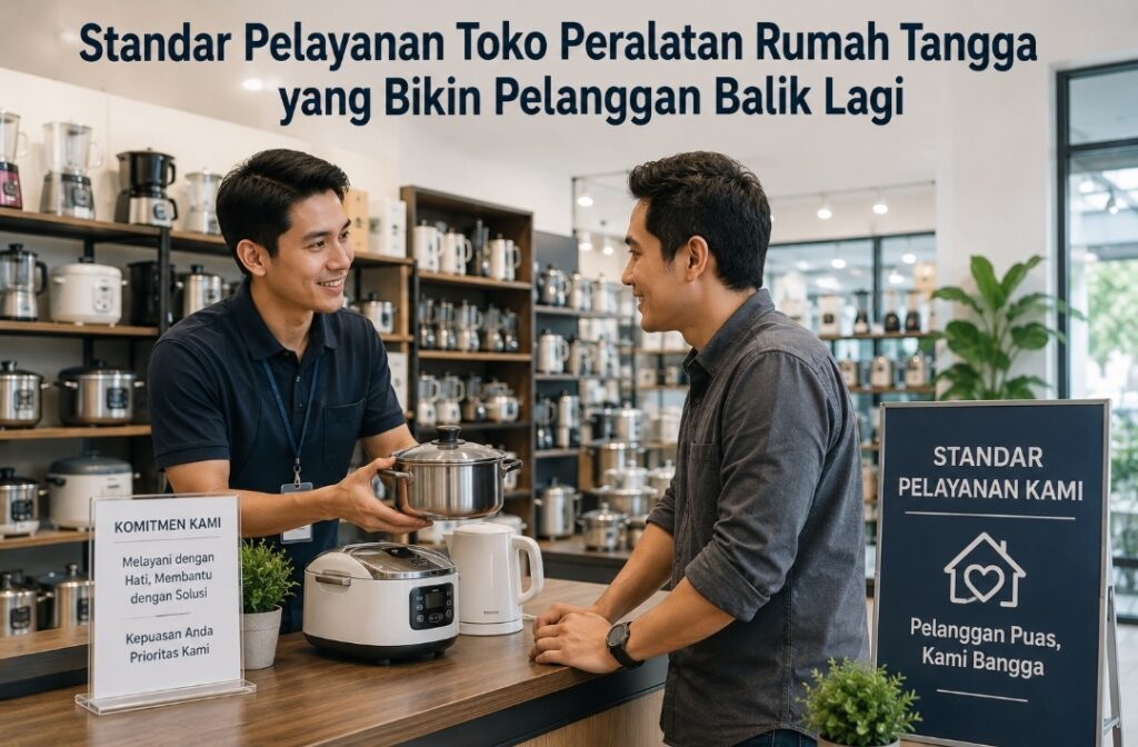 Standar Pelayanan Toko Peralatan Rumah Tangga