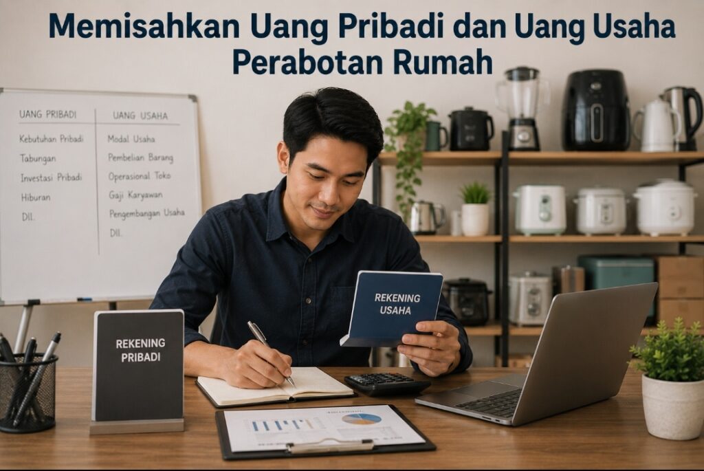 Uang Pribadi dan Uang Usaha Perabotan Rumah